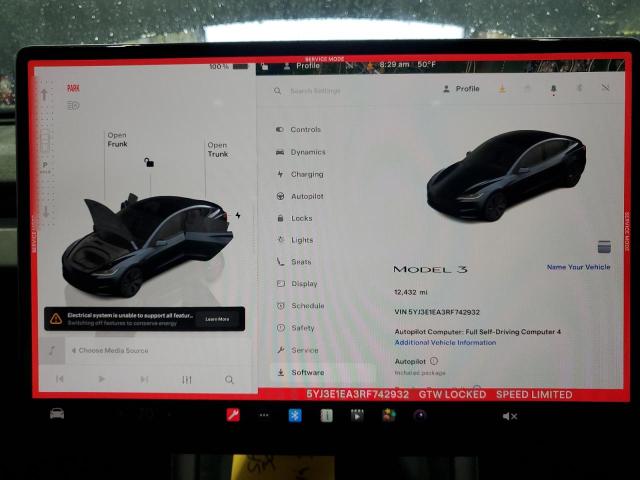 2024 TESLA MODEL 3 5YJ3E1EA3RF742932