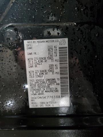 2017 NISSAN ROGUE SV - 5N1AT2MV5HC776188