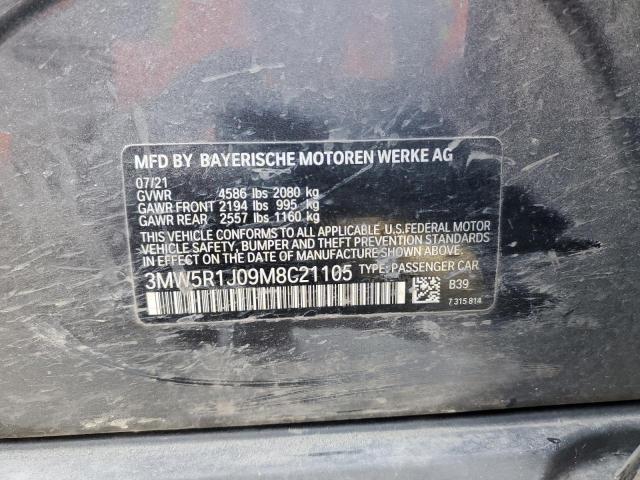 2021 BMW 330I 3MW5R1J09M8C21105