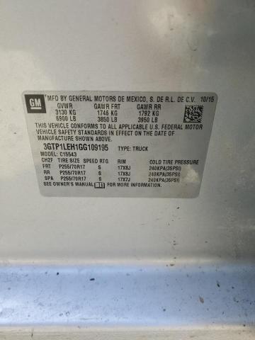 2016 GMC SIERRA C15 - 3GTP1LEH1GG109195