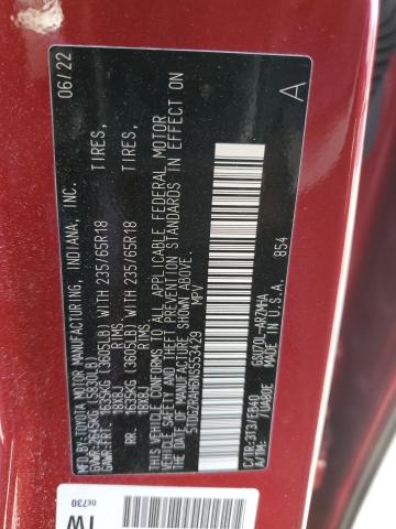 2022 TOYOTA HIGHLANDER - 5TDGZRAH6NS553429