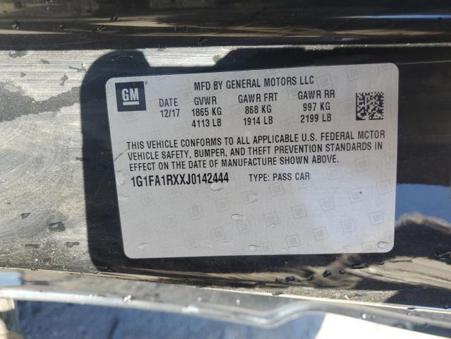 2018 CHEVROLET CAMARO LS - 1G1FA1RXXJ0142444