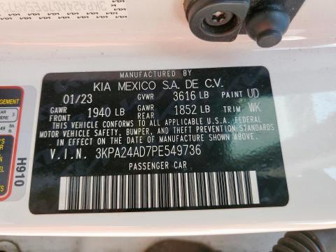 2023 KIA RIO LX - 3KPA24AD7PE549736