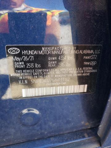 2021 HYUNDAI SONATA SEL - 5NPEJ4J27MH133132