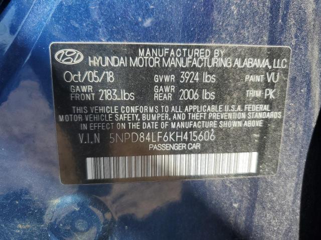 2019 HYUNDAI ELANTRA SE - 5NPD84LF6KH415606