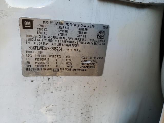 2015 GMC TERRAIN SL - 2GKFLWE32F6286204