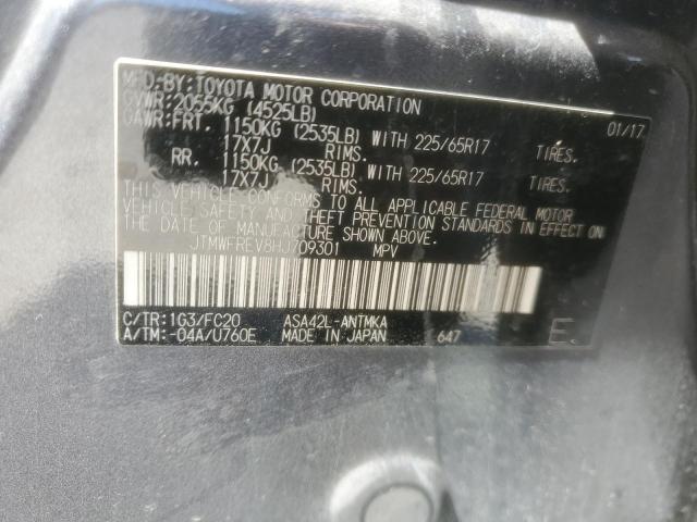 2017 TOYOTA RAV4 XLE - JTMWFREV8HJ709301