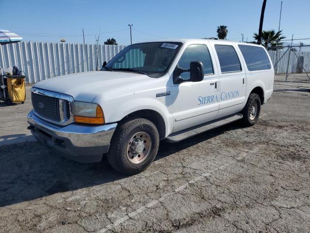 FORD EXCURSION 2000 white  gas 1FMNU40LXYEA64231 photo #1