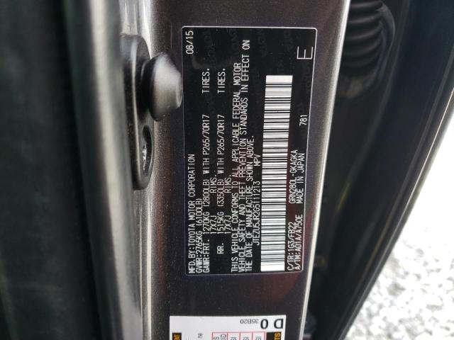 2016 TOYOTA 4RUNNER SR - JTEZU5JR2G5111213