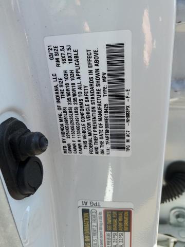 2021 HONDA CR-V EXL - 7FART6H80ME018425