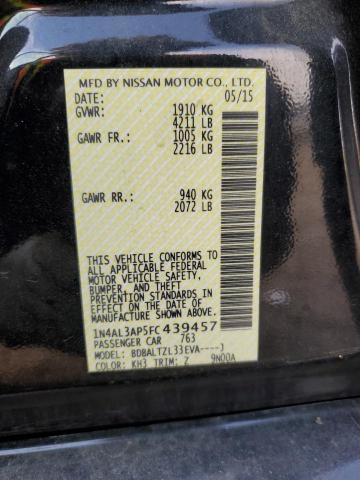 2015 NISSAN ALTIMA 2.5 - 1N4AL3AP5FC439457