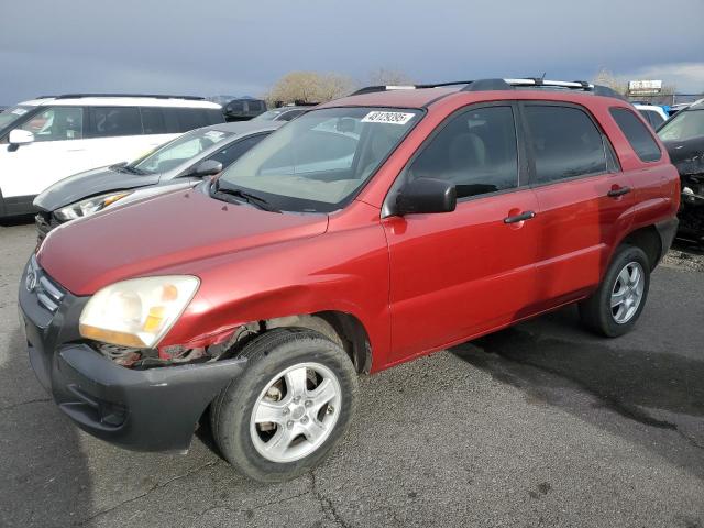 KIA SPORTAGE L 2008 red  gas KNDJF724X87507776 photo #1