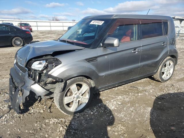 KIA SOUL + 2011 gray 4dr spor gas KNDJT2A26B7341372 photo #1