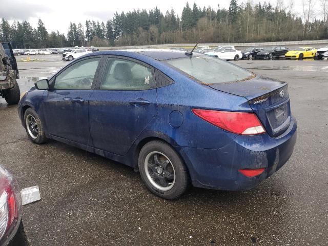 HYUNDAI ACCENT SE 2016 blue  gas KMHCT4AEXGU072022 photo #3