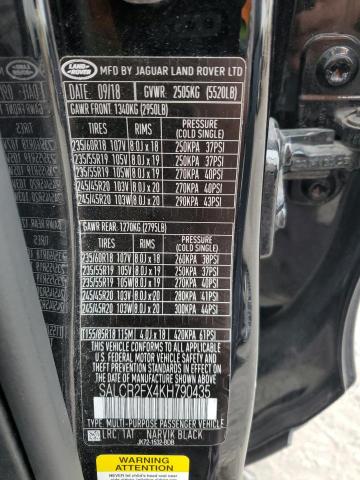 2019 LAND ROVER DISCOVERY SALCR2FX4KH790435