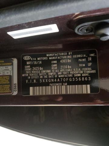 2015 KIA OPTIMA EX - 5XXGN4A70FG356863