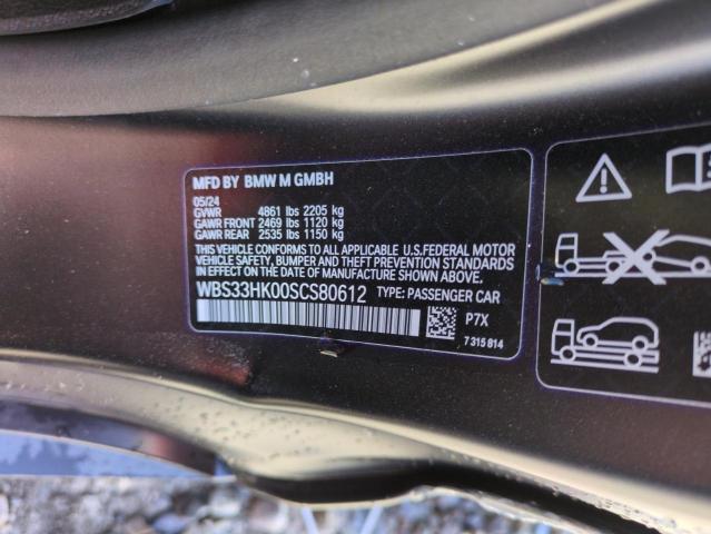 2025 BMW M4 COMPETI WBS33HK00SCS80612