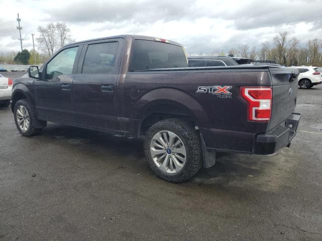 FORD F150 SUPER 2018 black  gas 1FTEW1EP3JKE71890 photo #3