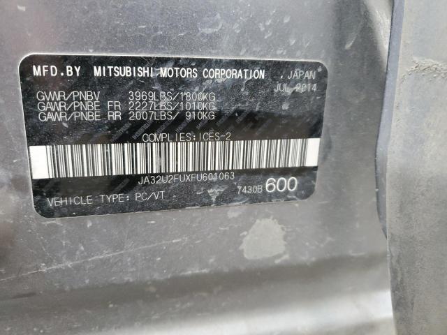 2015 MITSUBISHI LANCER ES JA32U2FUXFU601063