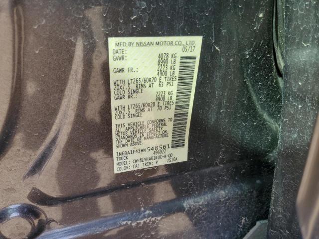 2017 NISSAN TITAN XD S - 1N6BA1F43HN548561