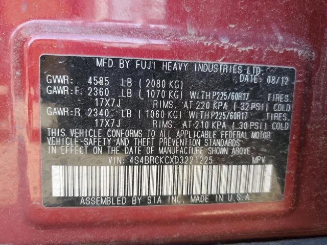 2013 SUBARU OUTBACK 2. - 4S4BRCKCXD3221225