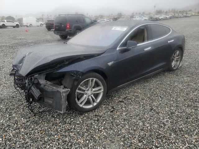 TESLA MODEL S 2013 blue hatchbac electric 5YJSA1CN5DFP13664 photo #1