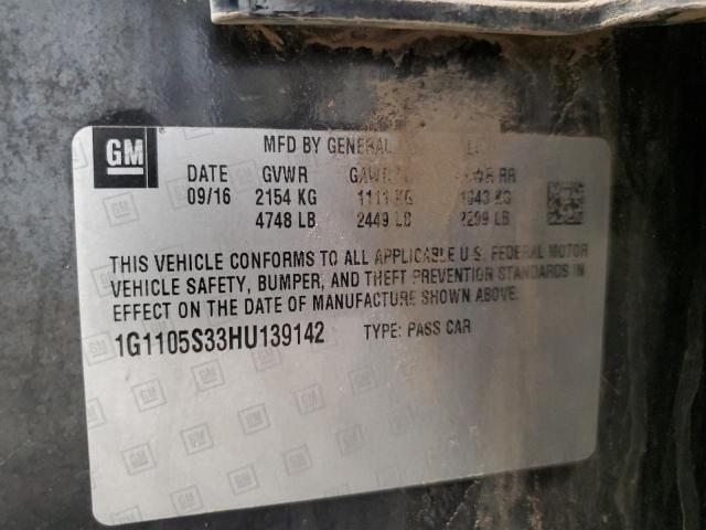 2017 CHEVROLET IMPALA LT - 1G1105S33HU139142