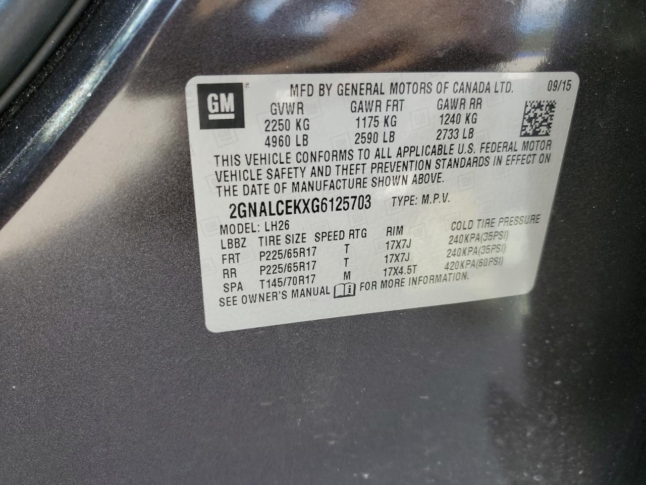 CHEVROLET EQUINOX LT