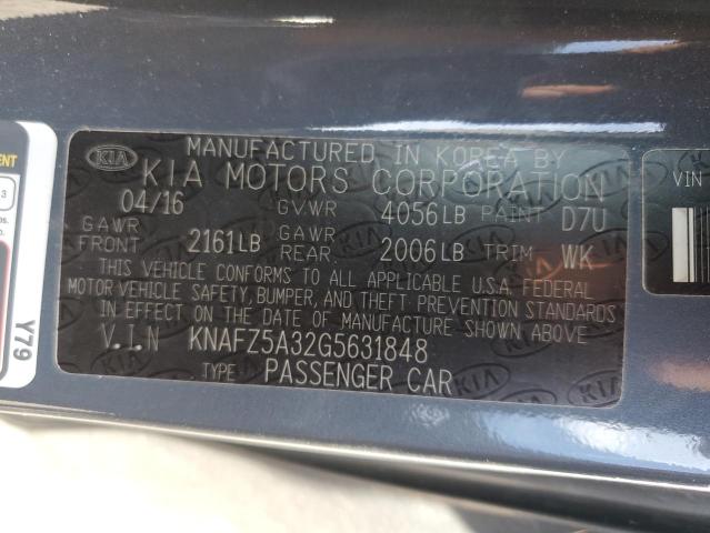 2016 KIA FORTE SX - KNAFZ5A32G5631848