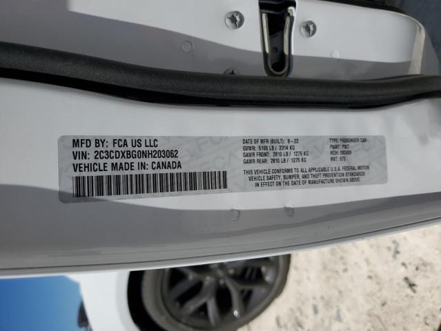 2022 DODGE CHARGER SX 2C3CDXBG0NH203062