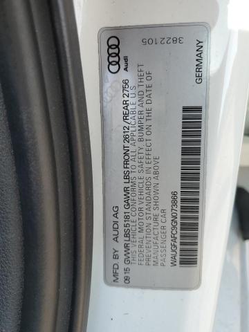 2016 AUDI A6 PREMIUM - WAUGFAFC9GN073866