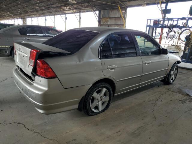 HONDA CIVIC EX 2005 gray sedan 4d gas 2HGES26715H551316 photo #4