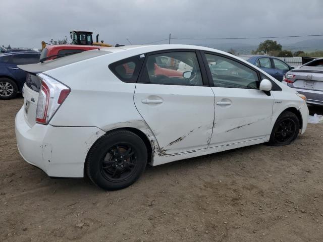 TOYOTA PRIUS 2015 white  hybrid engine JTDKN3DU0F0479926 photo #4