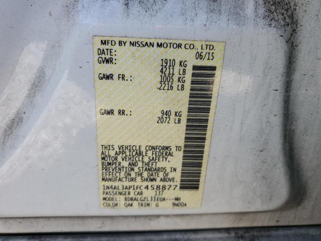 2015 NISSAN ALTIMA 2.5 - 1N4AL3AP1FC458877
