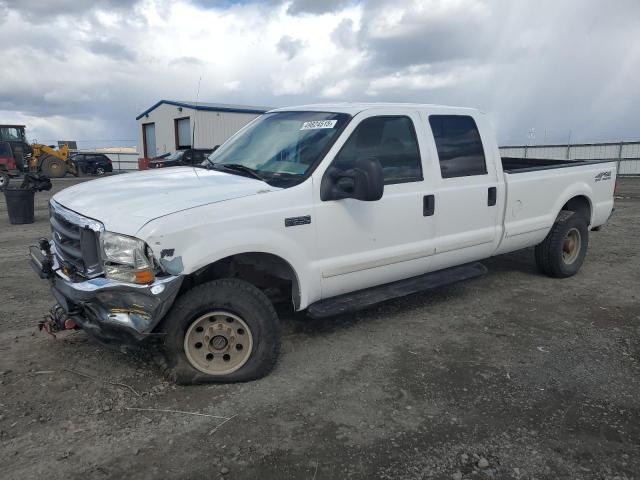 FORD F250 SUPER 2001 white  gas 3FTNW21S81MA67363 photo #1