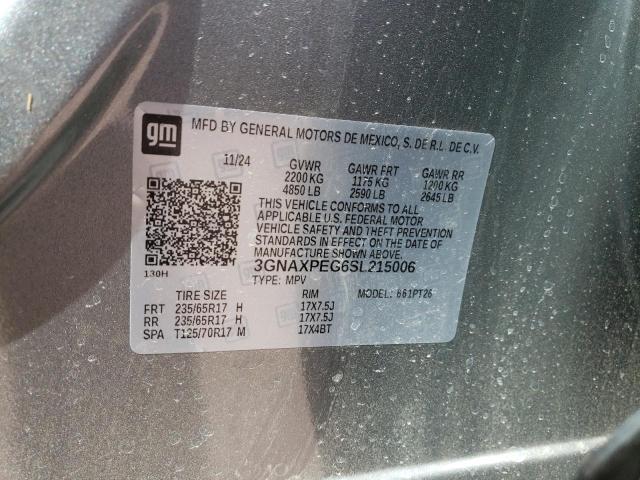 2025 CHEVROLET EQUINOX LT - 3GNAXPEG6SL215006