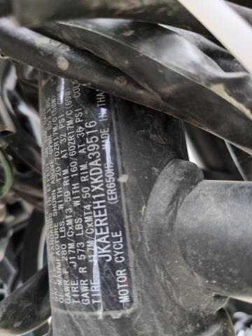 2019 KAWASAKI ER650 H JKAEREH1XKDA39516