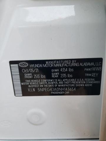 2022 HYUNDAI SONATA SE - 5NPEG4JA0NH143654