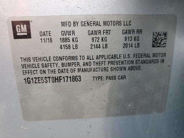 2017 CHEVROLET MALIBU LT - 1G1ZE5ST0HF171863