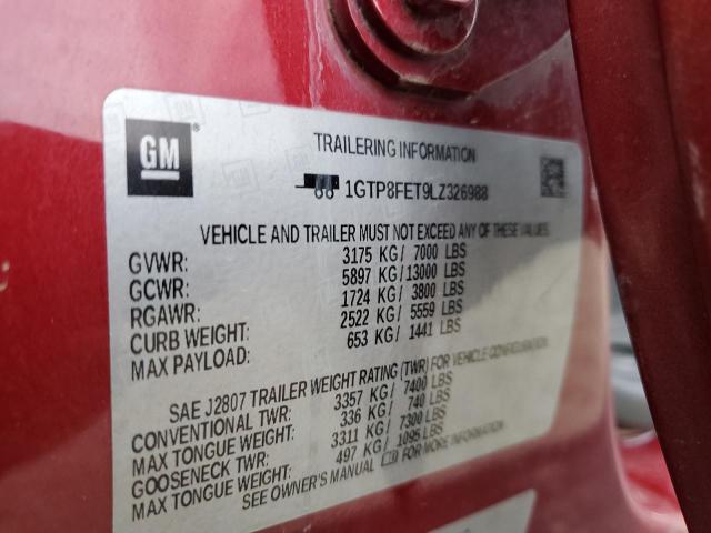 2020 GMC SIERRA C15 - 1GTP8FET9LZ326988
