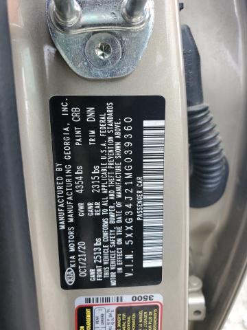 2021 KIA K5 EX - 5XXG34J21MG039360