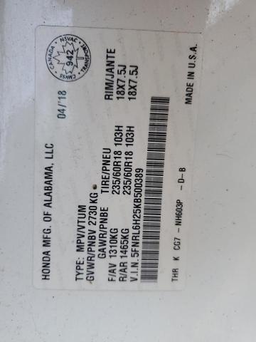 2019 HONDA ODYSSEY LX 5FNRL6H25KB500389