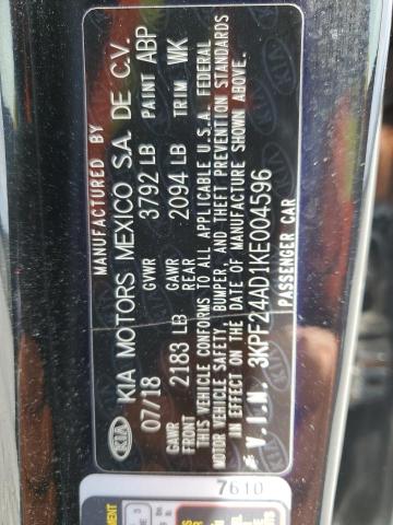 2019 KIA FORTE FE - 3KPF24AD1KE004596