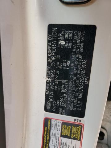 2016 KIA SOUL - KNDJN2A20G7839102