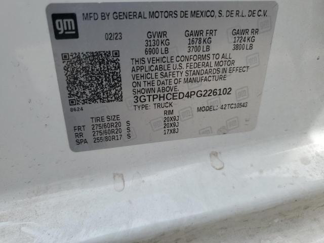 2023 GMC SIERRA C15 - 3GTPHCED4PG226102