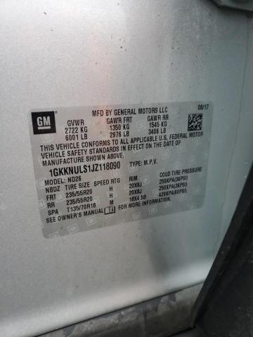 2018 GMC ACADIA SLT - 1GKKNULS1JZ118090