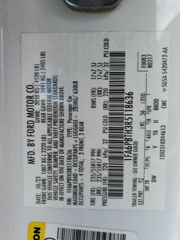 2024 FORD MUSTANG - 1FA6P8TH3R5118636