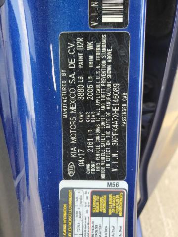 2017 KIA FORTE LX - 3KPFK4A7XHE146089