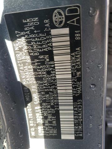 2018 TOYOTA COROLLA L - 2T1BURHE2JC996748