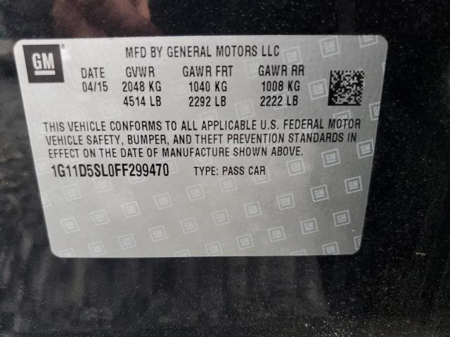 2015 CHEVROLET MALIBU 2LT - 1G11D5SL0FF299470